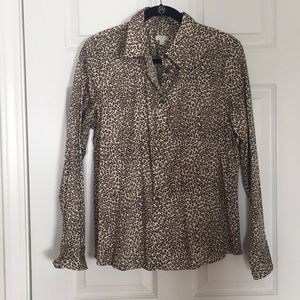 Leopard print blouse
